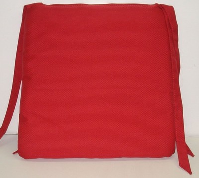 Outdoor Patio Seat Pad ~ Ruby Solid ~ 20'' x 20'' x 2.25'' **NEW**
