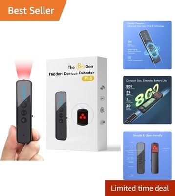 Compact AI Hidden Camera Detector - Fast & Effective Protection for Your Privacy