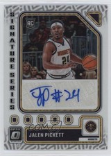 2023-24 Panini Donruss Optic Signature Series Jalen Pickett #SS-PKT Auto 14do