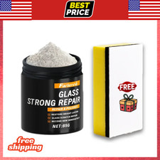 Glass Polishing Powder 85g Windshield Scratch Remover Cleaner Restore Clarity