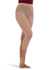 Capezio womens Hold Stretch Footless Tight Medium Light Suntan