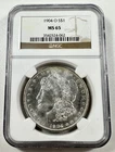 1904-O $1 Morgan Dollar 90% Silver New Orleans NGC MS65 US Coin- Rev Toning GEM!