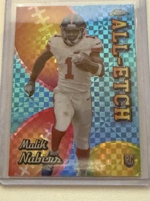 2024 Topps Chrome - All-Etch Malik Nabers #CAE-MN X-Fractor (RC)