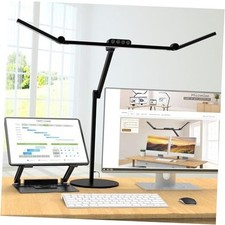 Architect Desk Lamp with Atmosphere Lighting, Adjustable Led Desk Light Black