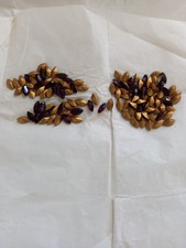 Preciosa 8x4mm Garnet Navette Glass Stones.  Foiled. Unused. 50pc