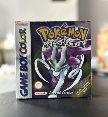 Sehr guter Pokemon Kristall Nintendo Game Boy Color - CIB komplett in Box - NEUE BATTERIE