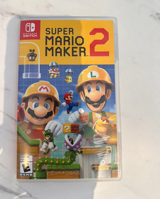 Nintendo Super Mario Maker 2 for Switch w/ Case, Multiplayer Online, E