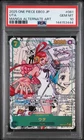 2025 ONE PIECE JPN EXTRA BOOSTER HEROINES EDITION MANGA ALT ART #061 UTA PSA 10