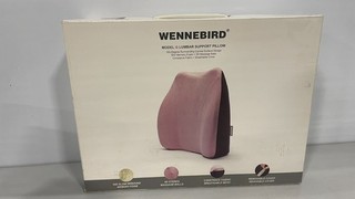 Wennebird Model Q Lumbar Support Pillow Pink