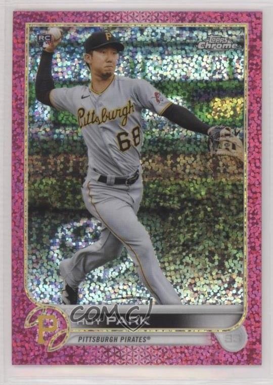 2022 Topps Chrome Magenta Speckle Refractor 322/350 Hoy Park #32 5ya
