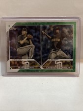 2023 Topps Update - Rookie Anderson Espinoza, Jared Koenig US265 Green Foil /499