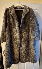 Eleganter Persianer Pelz-Mantel, grau