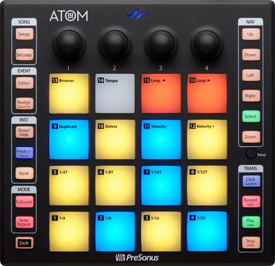 PreSonus Atom Production and Performance Pad Controller 673454007149