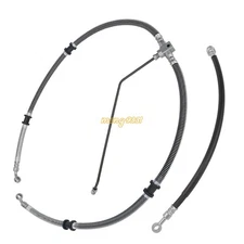 Front Brake Hose Line w/Pipe Kit for Yamaha Grizzly 450 YFM450 4x4 2011-2014