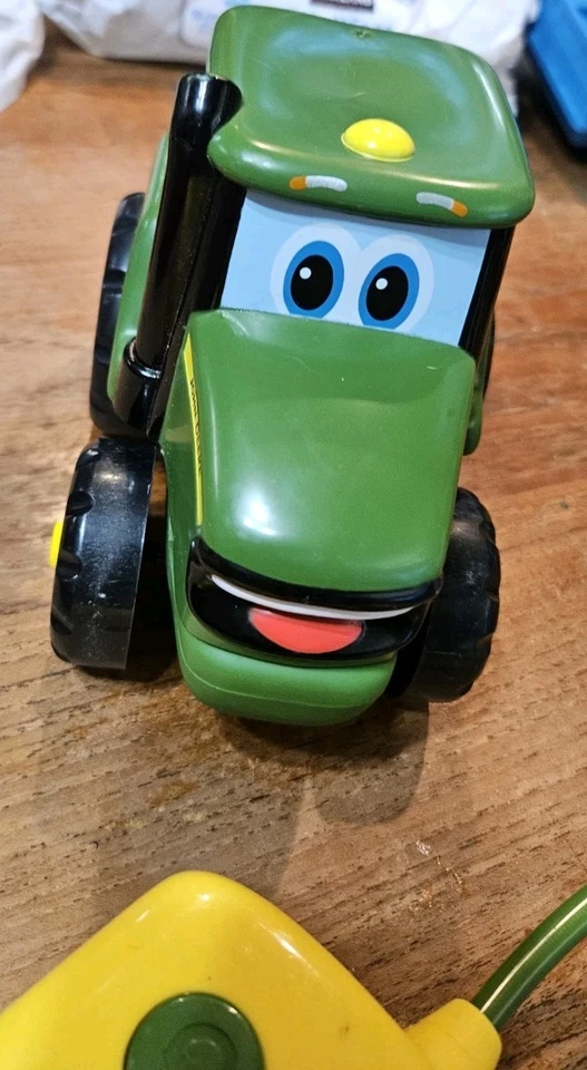 John Deere Johnny Tractor TOMY Remote Control Vehicle RC Toddler Tested Works! - Image 4 of 4