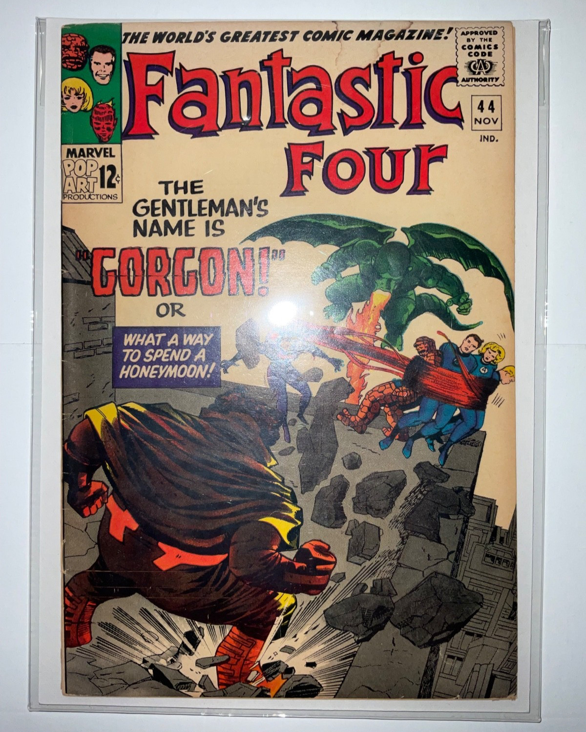 Fantastic Four #44 1965 Marvel Jack Kirby  Stan Lee 1st Appearance Gorgon