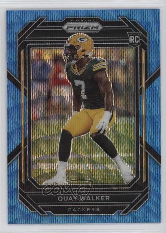 2022 Panini Prizm Rookies Blue Wave Prizm 79/199 Quay Walker #373 u6m