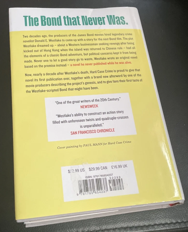 Donald Westlake Forever And A Death Hard Case Crime HC James Bond Excellent - Image 3 of 4