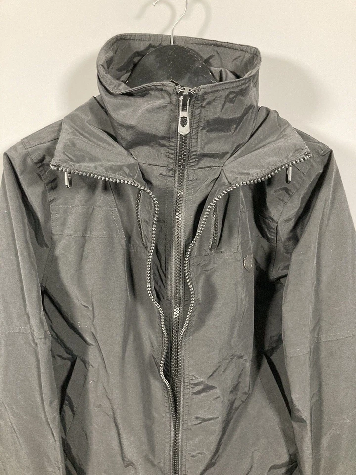 POLICE DOUBLE ZIP BOMBER Jacket - Size Medium - Black - Great Condition - Men’s - Image 3 of 4