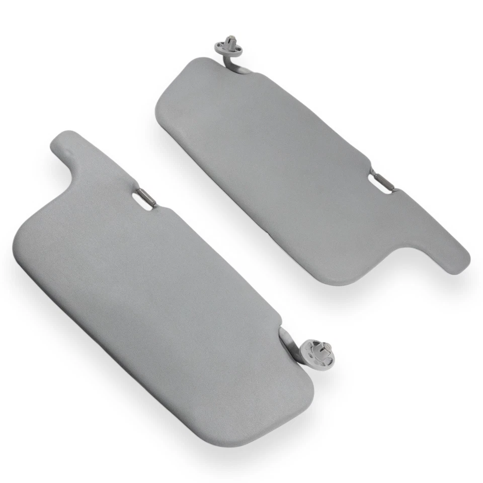 Par de quebra-sol lateral cinza para motorista e passageiro Chevy Geo Metro 1995-2001 - Imagem 2 de 4
