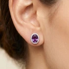 Twinkling Color Change Alexandrite 6.15Ct 925 Sterling Silver Handmade Earrings