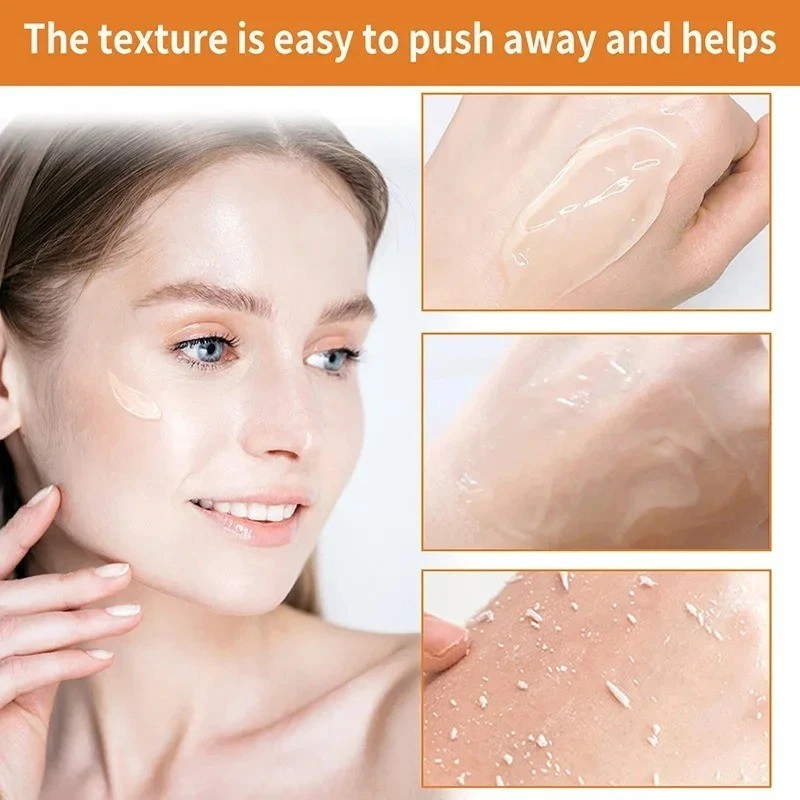 Gel esfoliante Orange Enzymes, gel esfoliante orgânico para rosto e corpo - Imagem 4 de 4