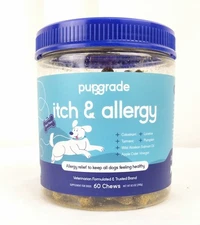 PupGrade Itch & Allergy  Supplement Dogs Itch & Allergy Support 60 Chews 08/26