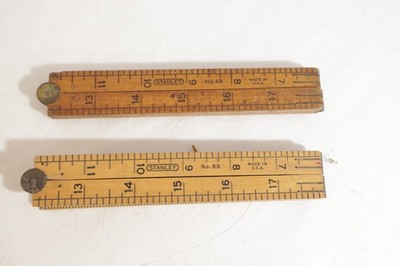 2 STANLEY # 68 RULE IN GOOD USED CONDITION MUST SEE MADE IN THE USA