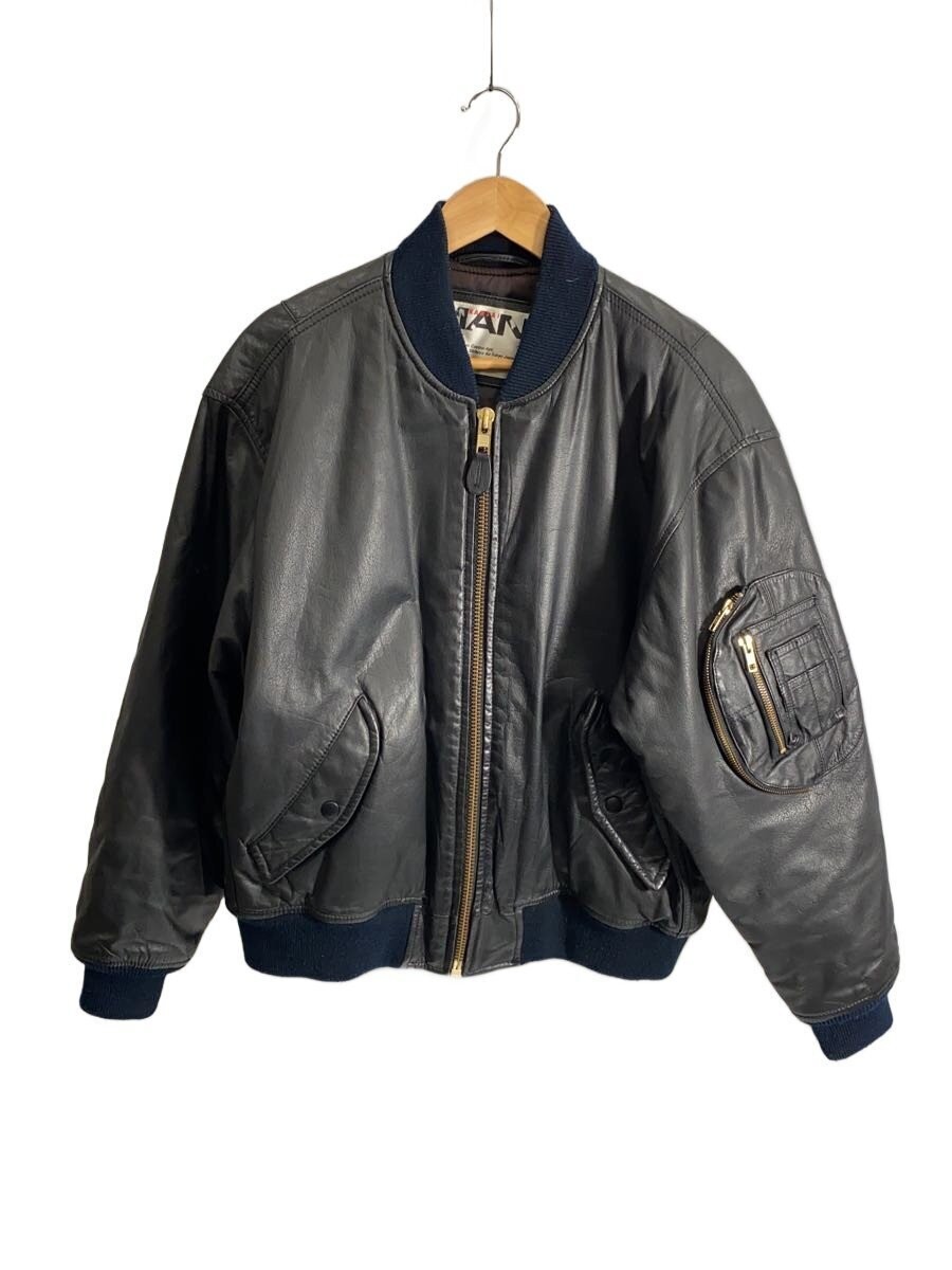 Kansai Yamamoto Leather Jacket Blouson/Free/Cowhide/Blk/Plain 3412