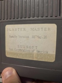 🧪 Blaster Master (NES) &ndash; Prototype / Sample Cartridge &ndash; Sunsoft 1988 &ndash; RARE 🧪