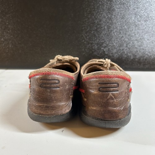 Ecco Outdoor Shoes Womens 7-7.5 / 38 Brown Leather Sneakers Athletic Hiking - Picture 5 of 13