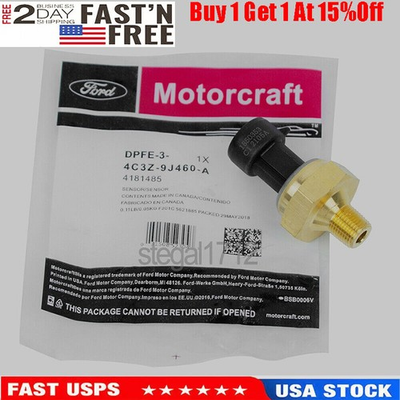 #ad 4C3Z 9J460 A Exhaust Back Pressure EBP Sensor 3 Fits 97 05 Diesel 6.0L 7.3LNEW $17.89