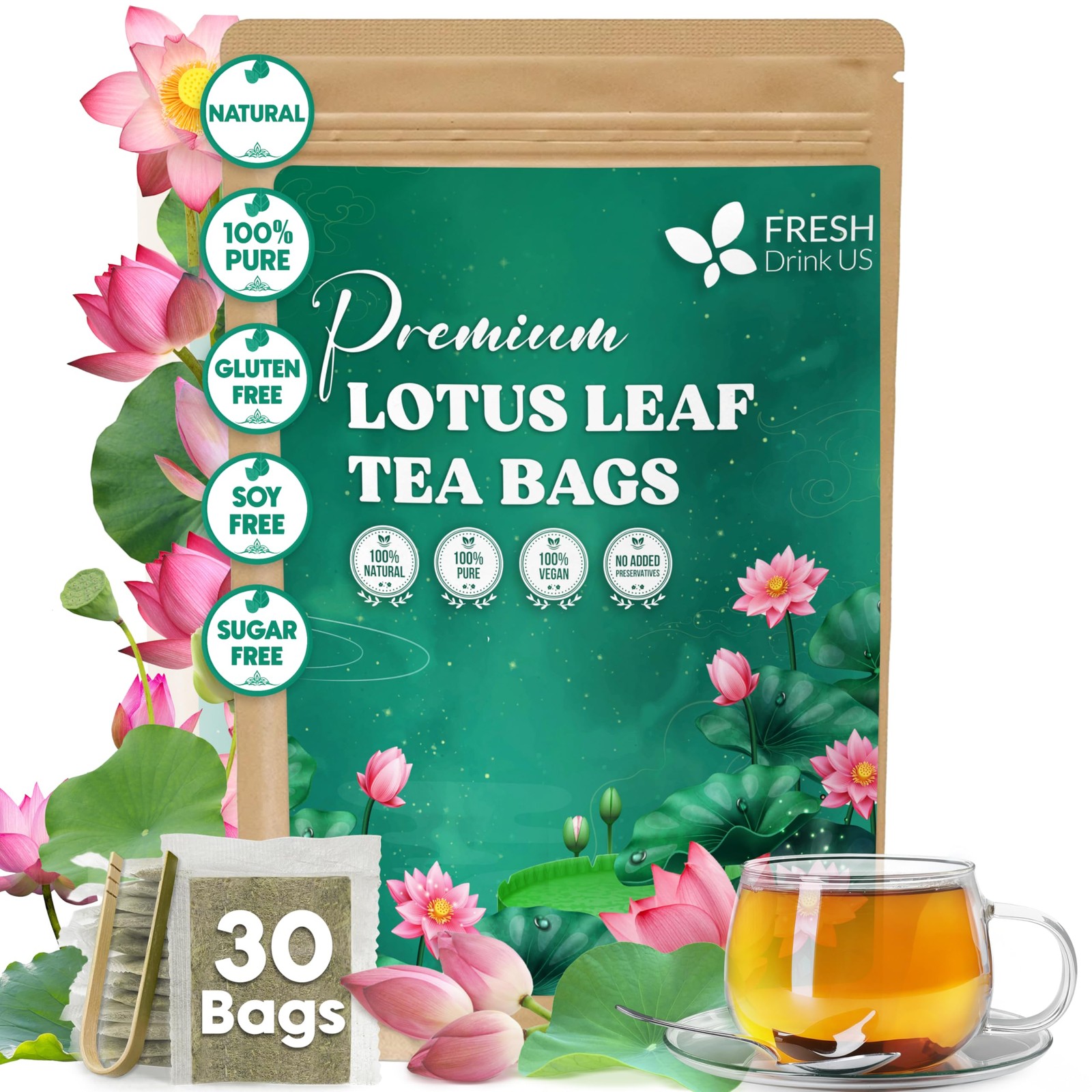 Bags, 100% Natural & Pure 30 Bags