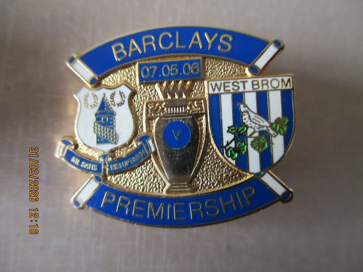 Insigne Broche Everton - Ancien, émaillé, Supporters Club, Football Vintage