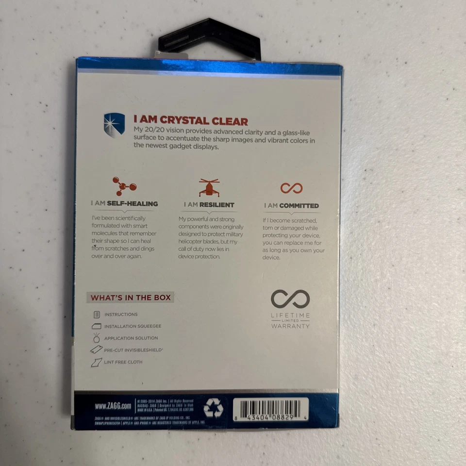 ZAGG - Invisible Shield - Screen Protector - for iPhone 5/5S/5C - Item#1453 - Image 2 of 2