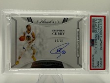 2019 PANINI FLAWLESS FINISHES AUTOS #FFSCY STEPHEN CURRY #/25 PSA 9 AUTO