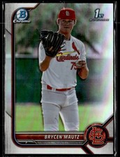 L15,467 - 2022 Bowman Chrome Draft Refractors #BDC124 Brycen Mautz