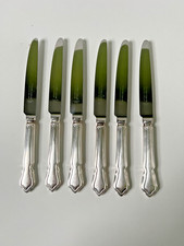 Copper Ludlam Dubarry  Pattern Set of 6 Tea Knives