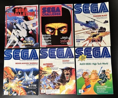 RARE Sega Challenge Newsletter Lot 1988 sonic Shinobi Nintendo Power mario NES 2