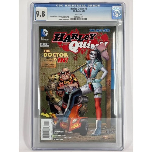 HARLEY QUINN 5: The New 52: High-Grade 9.8 CGC. Batman Gotham Birds of Prey
