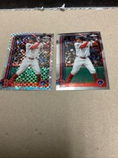 2025 Topps Chrome Boston Red Sox Marcelo Mayer Rookie X-Fractor & Rookie Card