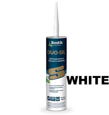 Bostik Siroflex DUOSIL WHITE Urethane Sealant Adhesive Caulk Tube 10-oz #2001