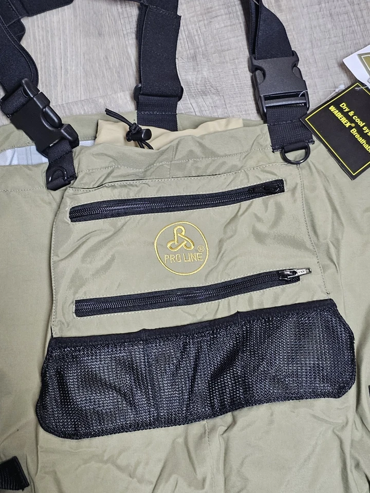 Pro Line Waders 42002 100% Nylon Waterproof Adult Size Small New w/ Tags In Box  - Image 4 of 4