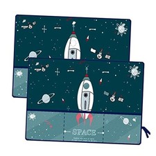 Car Sun Shade for Baby Kids Children 2 Pack Car Side Window Curtain Rocket