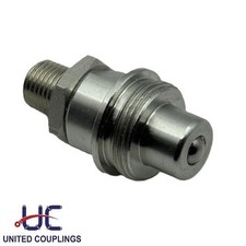 1/4  High Pressure Hydraulic Quick Disconnect Nipple MNPT 10,000 PSI