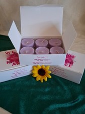 PartyLite 3 x 12 Teelichter Lavendel Sandelholz , neu OVP  RAR