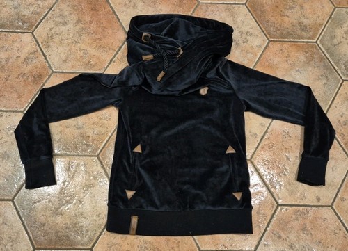 LADIES NAKETANO VELOUR HOODIE - M - Picture 2 of 3