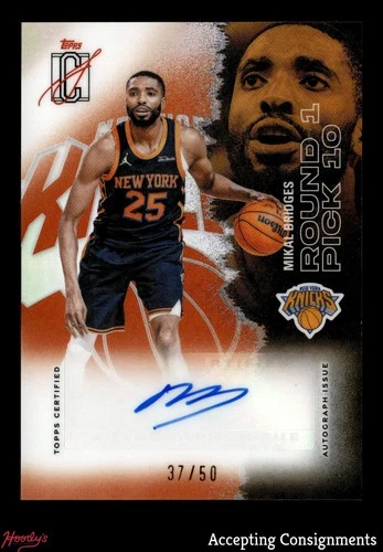 2025 Topps Signature Mikal Bridges Orange (RAW)