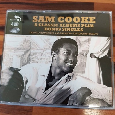 SAM COOKE 8 classic albums plus bonus singles EX/EX (4CD, Pop, Real Gone)