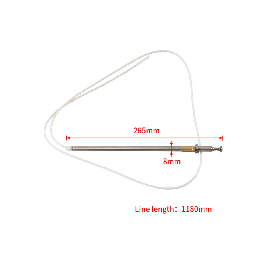 Power Antenna Mast Replacement For Mercedes-Benz W124 W126 W201 C107 R107 Foto 2 de 4